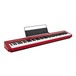 Casio PX S1000 Digital Piano with Headphones, Red, Side