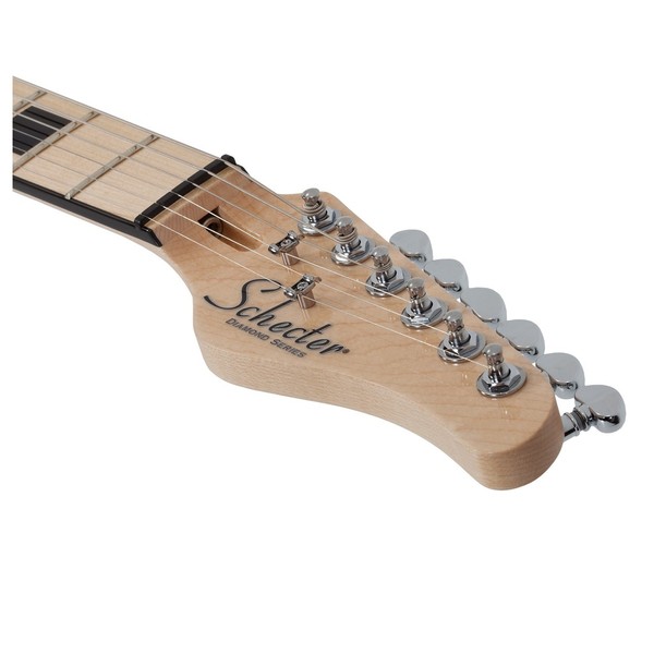 Schecter PT Fastback, Black, Headstock