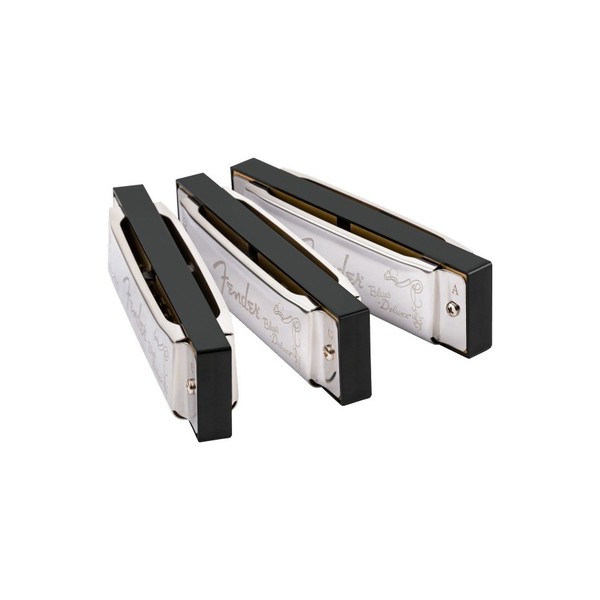 Fender Blues Deluxe Harmonica, Pack of 3 - detail