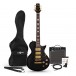 New Jersey Select Guitar by Gear4music + 15W Pack, Beautiful Black