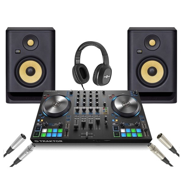 Native Instruments Traktor S3 with KRK RP5 G4 Studio Monitors