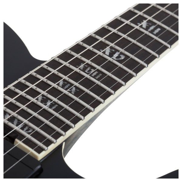 Schecter PT SLS Elite Evil Twin, Satin Black, Neck