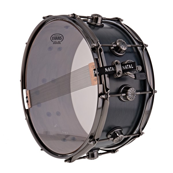 Natal Originals Walnut 14 x 6.5" Snare Drum, Cerulean Blue