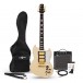 Set de Guitarra Eléctrica Brooklyn Select + Amplificador de 15 W, Ivory