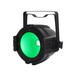 LEDJ Performer 200 Quad LED Par Can, Hung Angled Lit Green