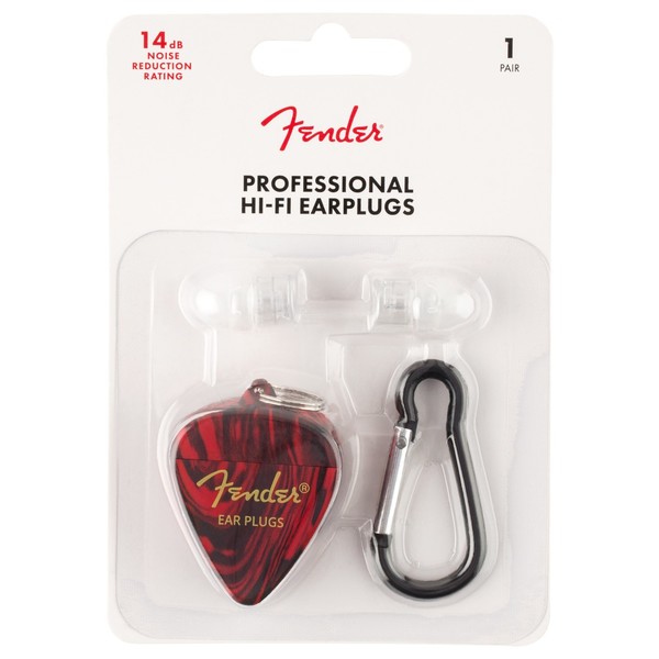 Fender Professional Hi-Fi Ear Plugs - packaged