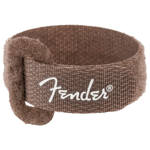 Fender 7" Cable Ties, Black & Brown - brown
