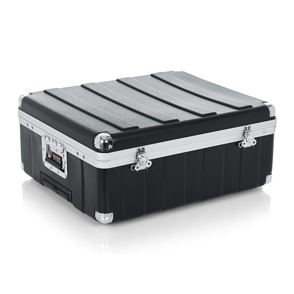 Gator G-MIX-12 PU Moulded ATA Pop-Up Rack Mixer Case, 12U, Laid Down Closed