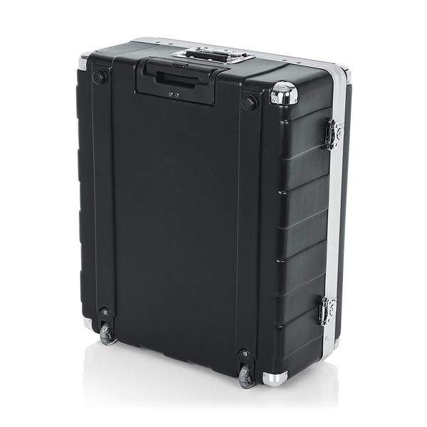 Gator G-MIX-12 PU Moulded ATA Pop-Up Rack Mixer Case, 12U, Stood Up Angled Bottom