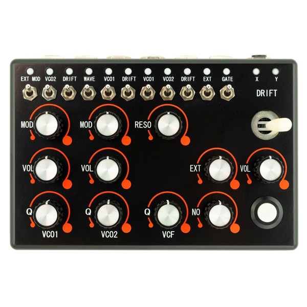 Reon Driftbox S Rev2 Analog Synthesizer - Top