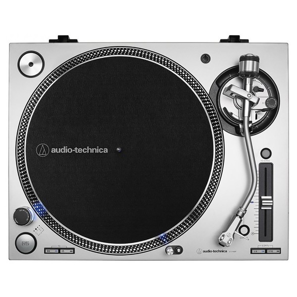 Audio Technica AT-LP140XP Direct Drive DJ Turntable, Silver