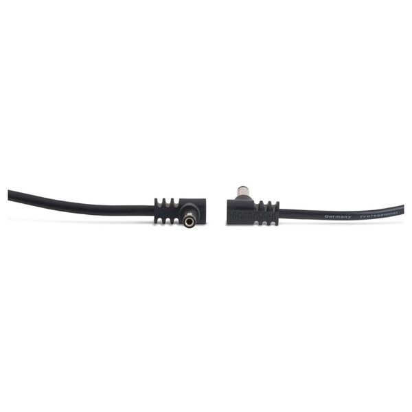 RockBoard Angled/Angled Flat Power Cable, 15cm - connectors