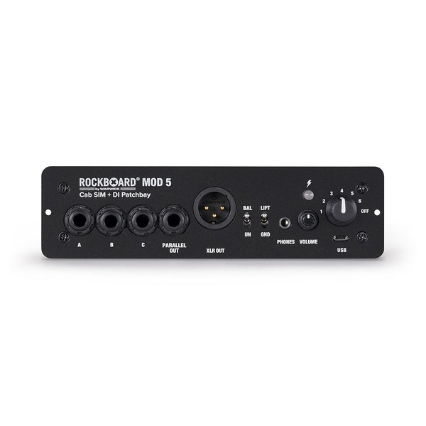 RockBoard MOD 5 Cab SIM & DI Patchbay - front