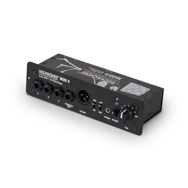 RockBoard MOD 5 Cab SIM & DI Patchbay - left