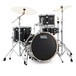 Natal Arcadia Poplar 18'' Drum Kit w/Hardware, Black