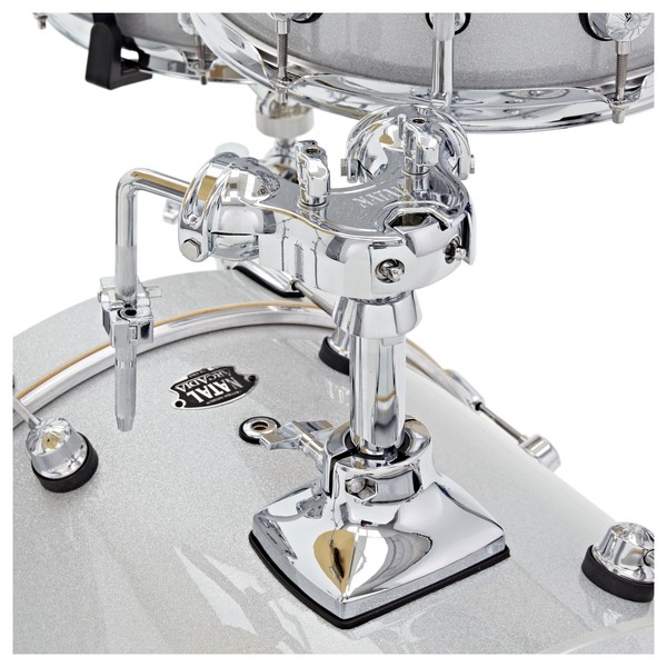 Natal Arcadia Poplar 18'' Drum Kit w/Hardware, White Sparkle