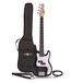 3/4 LA Bass Guitar by Gear4music, Black