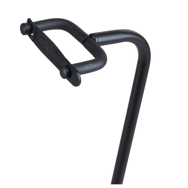 RockGear Single Guitar Stand, Black - headstock holder