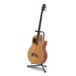 RockGear Single Guitar Stand, Black - acoustic bass
