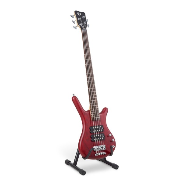 RockGear A-Frame Guitar Stand, Black - bass