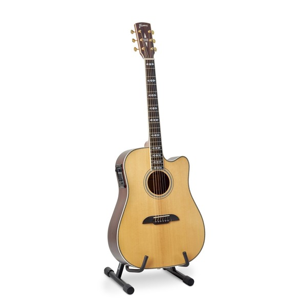 RockGear A-Frame Acoustic/Classical Guitar Stand, Black - acoustic guitar