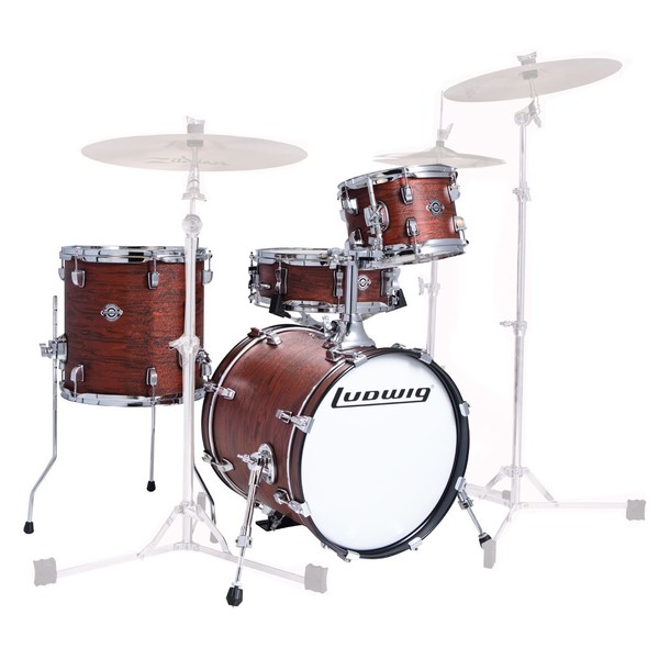 Ludwig Breakbeats Questlove Shell Pack, Mojave Swirl