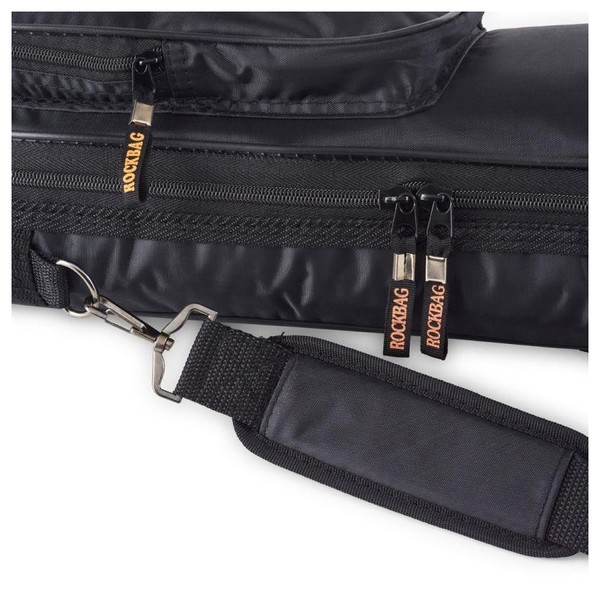 RockGear Deluxe Hollowbody Guitar Gig Bag - strap