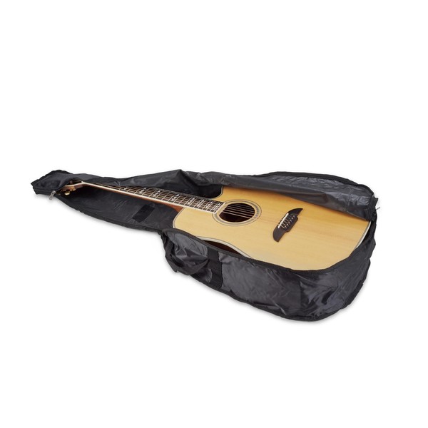 RockGear Eco Acoustic Guitar Gig Bag - open