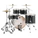 Mapex Mars 22'' 5pc Rock Fusion Drum Kit w/Cymbals, Nightwood - Back