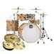 Mapex Mars 22'' 5pc Rock Fusion Drum Kit w/Cymbals, Driftwood