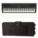 Yamaha P515 Digital Piano, Black, Gator Case Bundle