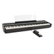 Yamaha P515 Digital Piano, Black, Gator Case Bundle, PEdal