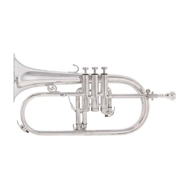 Trevor James Renaissance TJFL6500 Flugel Horn, Silver Plate