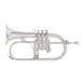 Trevor James Renaissance TJFL6500 Flugel Horn, Silver Plate