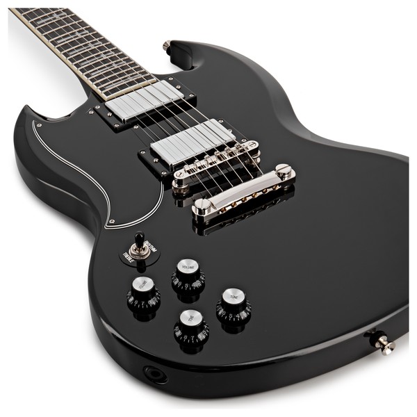 DISC Epiphone Tony Iommi SG Custom Left Handed, Ebony at Gear4music