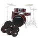 Yamaha Stage Custom Birch 20 '' 5ks Shell Pack w / Bags, Cranberry Red