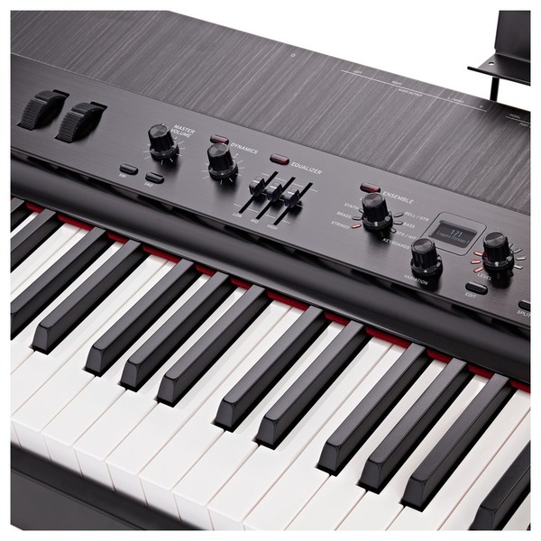 Korg Grandstage 88 Stage Piano, Gator Case Bundle, Controls