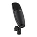 Shure SM27 Condenser Microphone - Front Angled Right in Clip