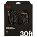 Fender Deluxe 30ft Coil Cable, Black Tweed - Box