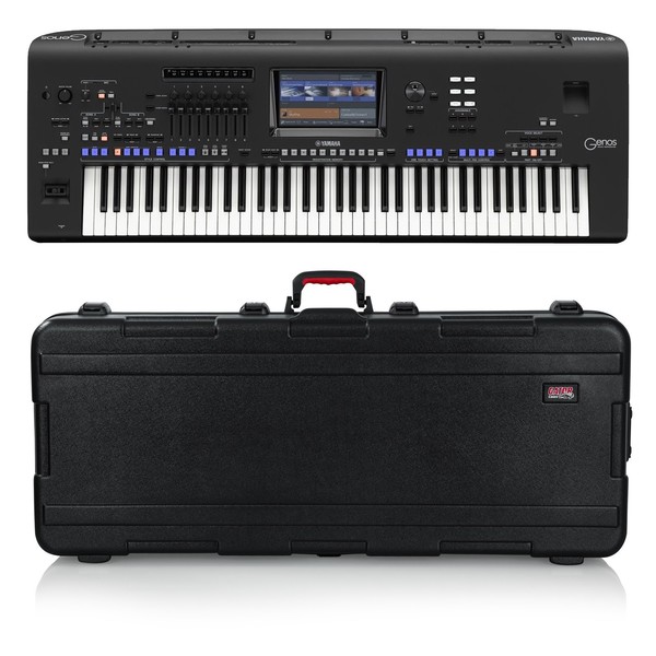 Yamaha Genos Digital Workstation Keyboard, Gator Case Bundle