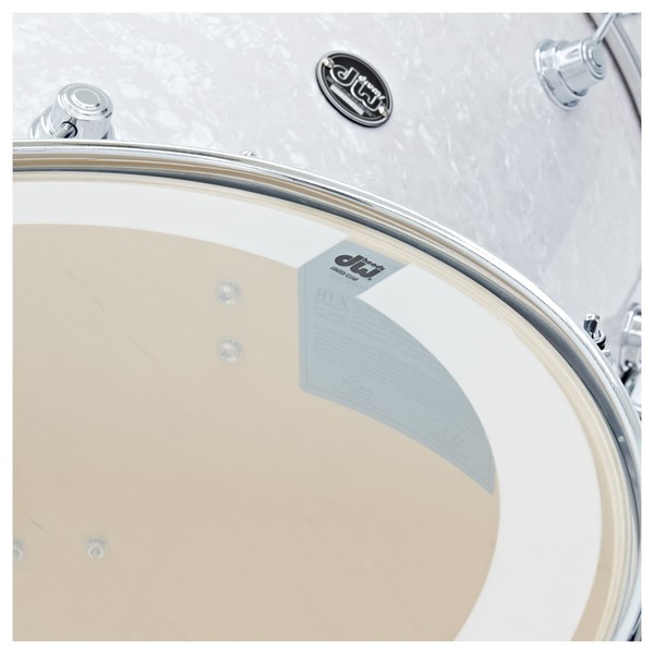 DW Drums Performance Series 22" 4 Piece Shell Pack, White Marine