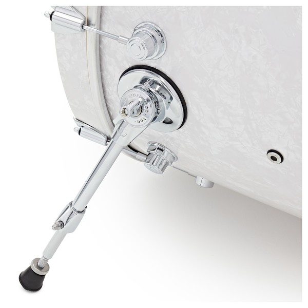DW Drums Performance Series 22" 4 Piece Shell Pack, White Marine