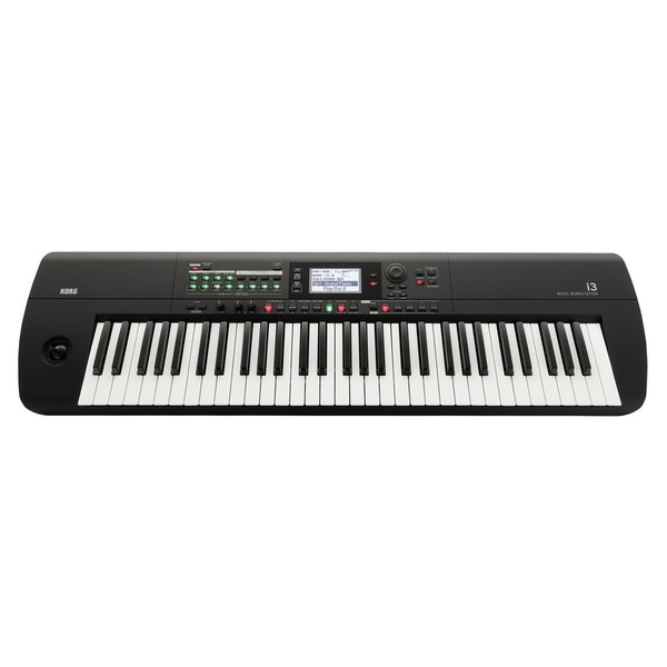 Korg I3 Portable Arranger Workstation, Black, Gator Case Bundle