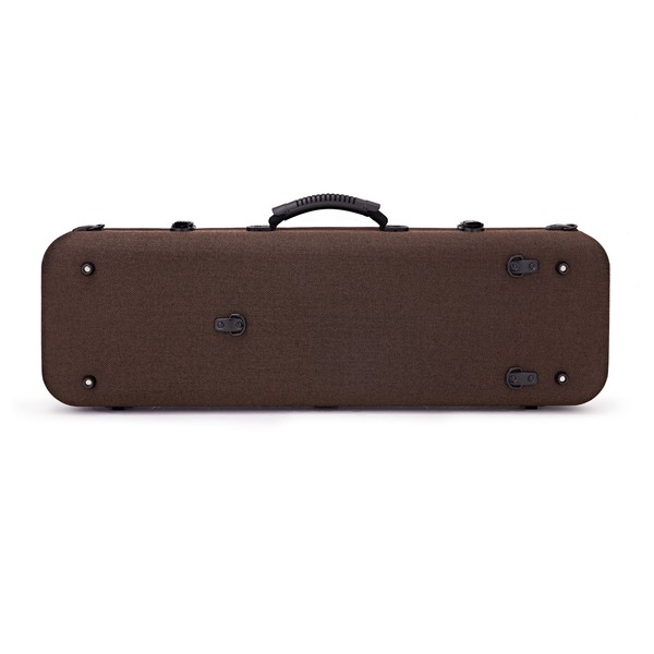 Gewa BIO S Oblong Violin Case, Brown with Music Pocket at Gear4music