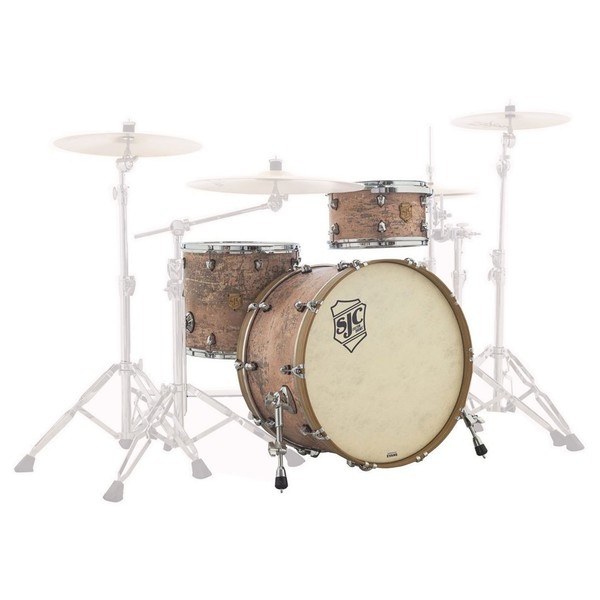 SJC Heirloom 24" 3pc Shell Pack, Pink Lemonade