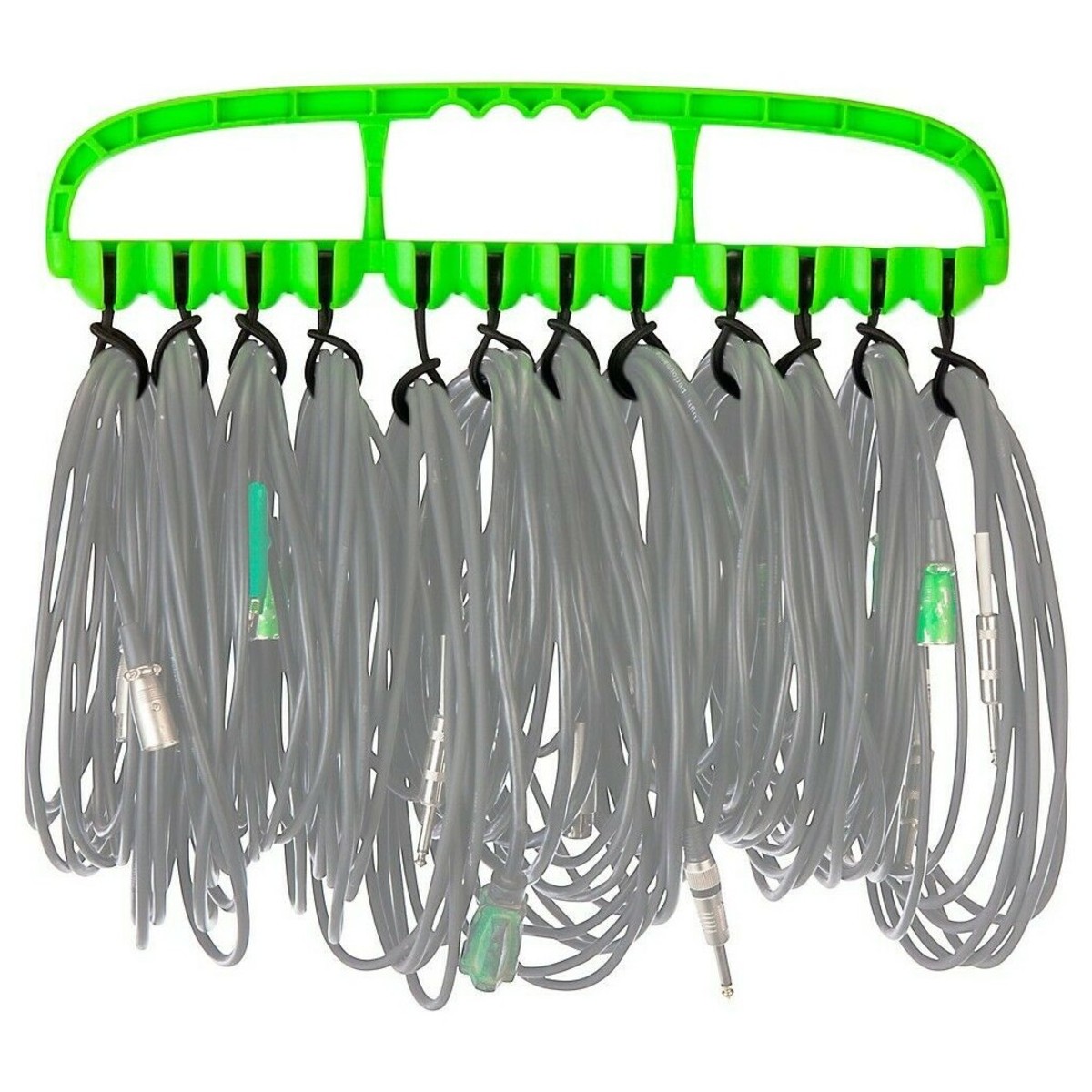 DISC Cable Wrangler Cable Management, Green | Gear4music