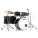 Pearl Export EXX 22'' 7pc Drum Kit, Jet Black