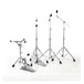 Pearl Export EXX 22'' 6pc Drum Kit, Smokey Chrome - Hardware
