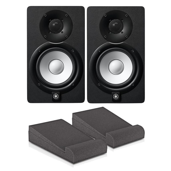 Yamaha HS5 Active Studio Monitors (Pair) with Isolation Pads