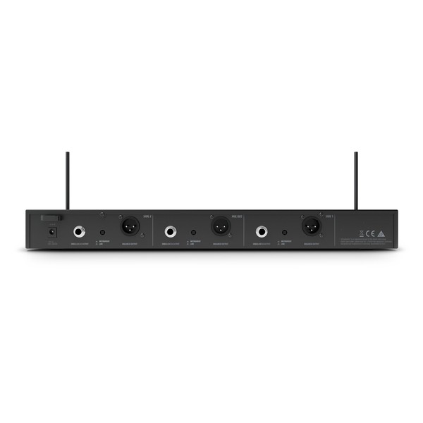 LD Systems U308 R2 Dual Wireless Receiver, Rear